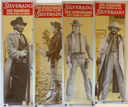 Silverado original release german movie posters (4)